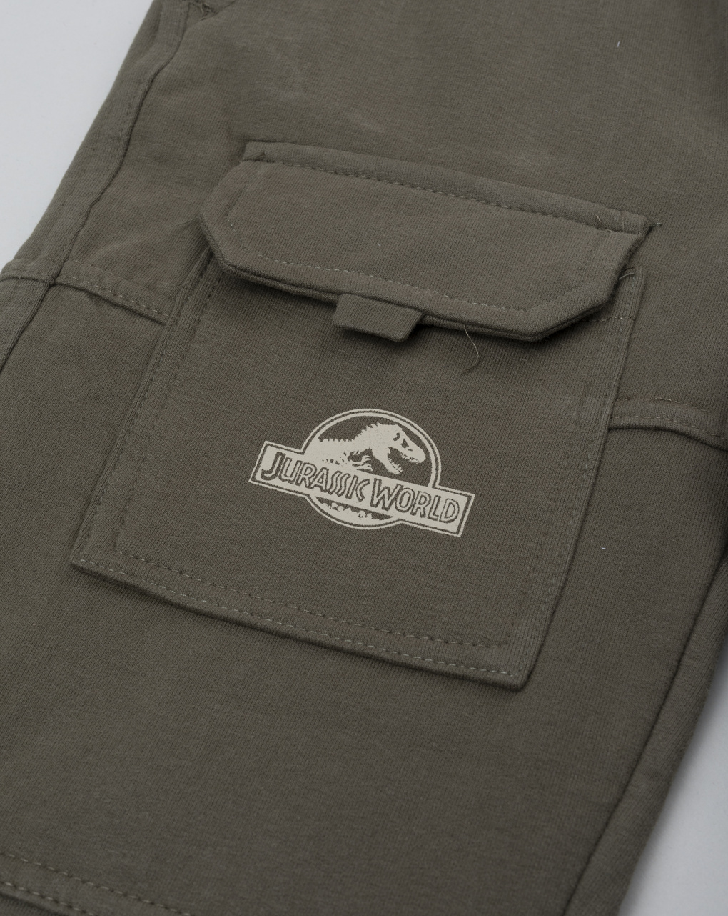 παιδικό παντελόνι φόρμας cargo χακί jurassic world για αγόρι - Prénatal