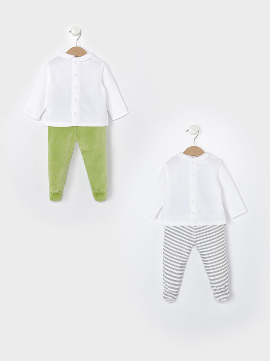 βρεφικά σετ σενίλ πακέτο x2 με ζωάκια unisex - Prénatal