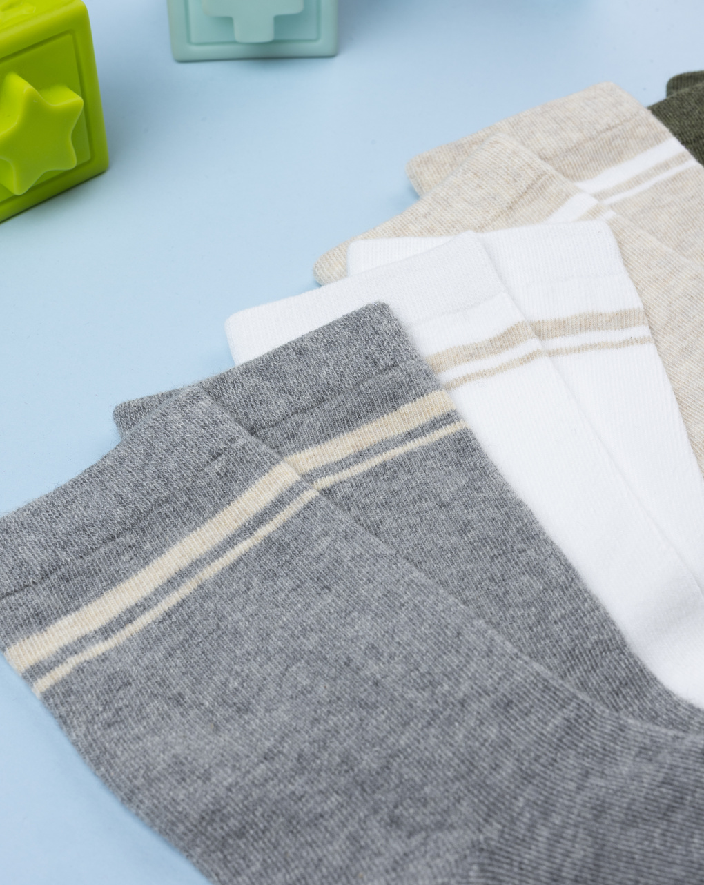 παιδικά καλτσάκια πακέτο x4 με ρίγα για αγόρι - Prénatal