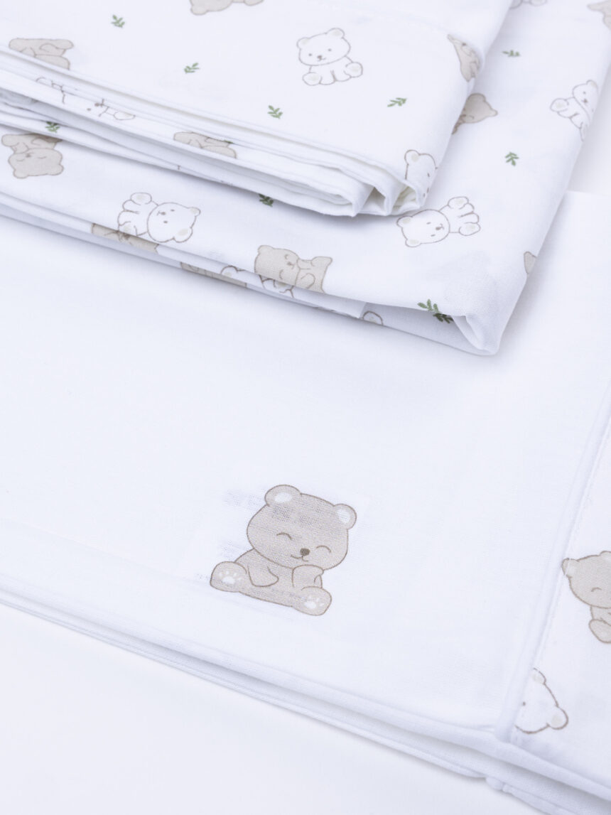 βρεφικό σετ για λίκνο/πορτ-μπεμπέ με αρκουδάκια για αγόρι - Prénatal