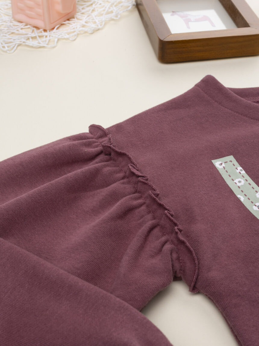 παιδική ζακέτα φούτερ σάπιο μήλο love για κορίτσι - Prénatal