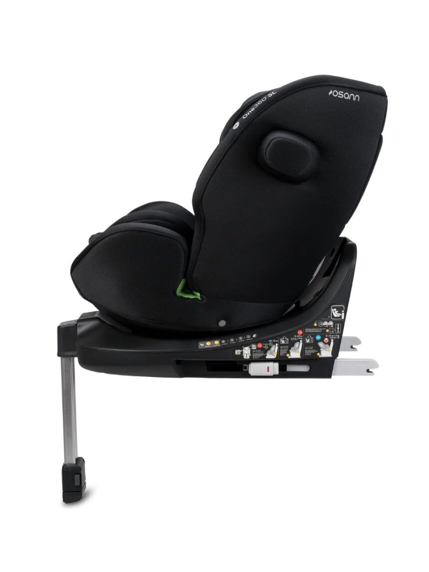 Osann κάθισμα αυτοκινήτου one sl 360° i-size (40-150cm) all black 108327243 - Osann