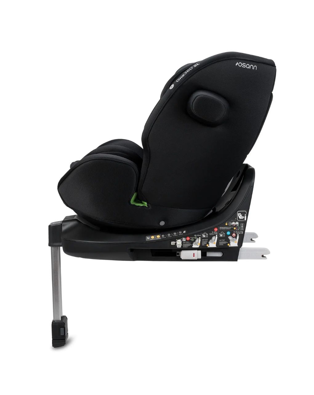 Osann κάθισμα αυτοκινήτου one sl 360° i-size (40-150cm) all black 108327243 - Osann
