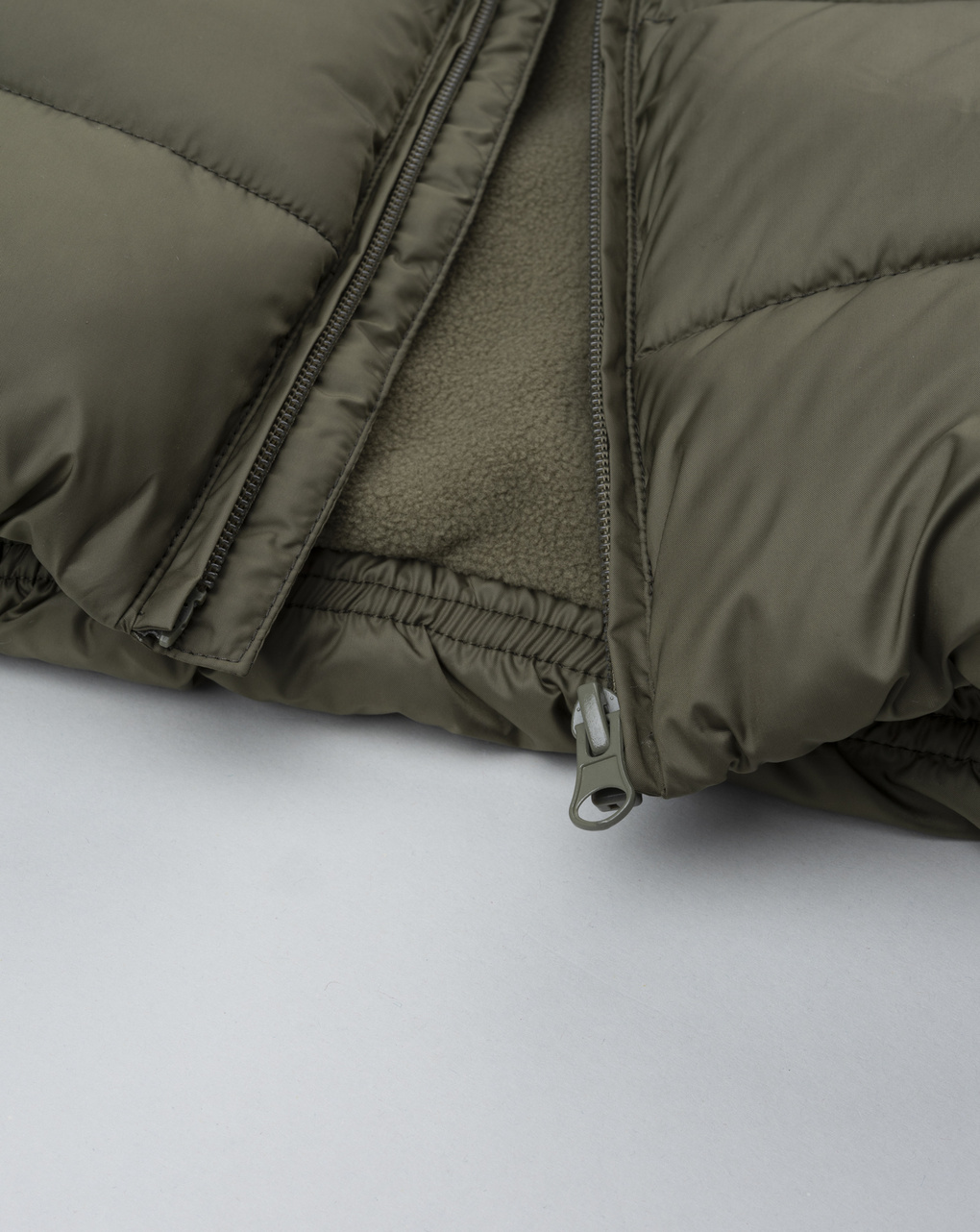 βρεφικό μπουφάν puffer χακί για αγόρι - Prénatal