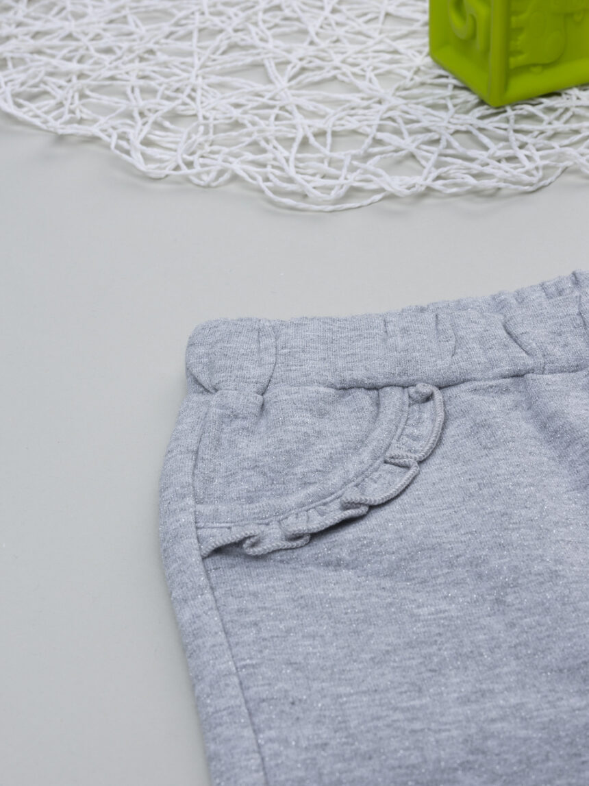 βρεφικό παντελόνι φόρμας γκρι dance για κορίτσι - Prénatal