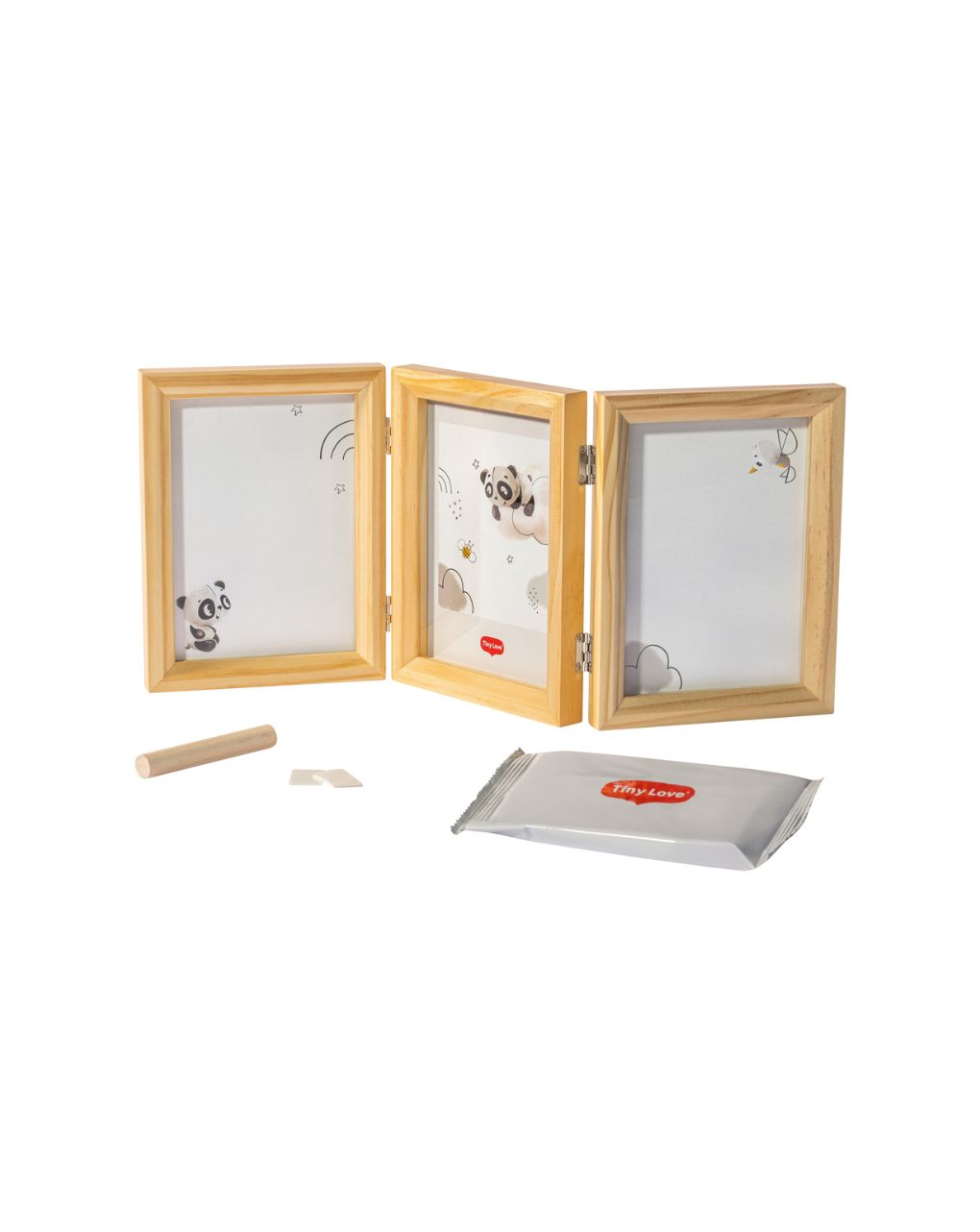 Tiny love διπλή ξύλινη κορνίζα tiny creations - Tiny Love