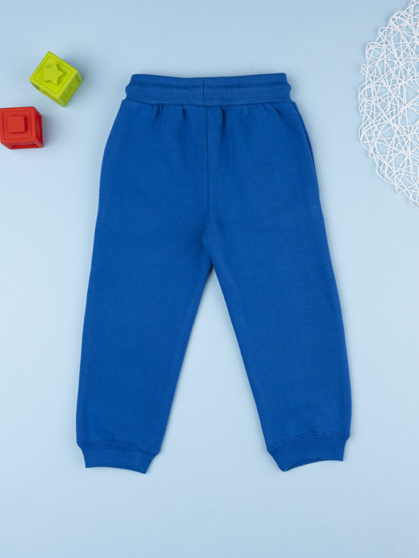 παιδικό παντελόνι φούτερ μπλε sonic για αγόρι - Prénatal