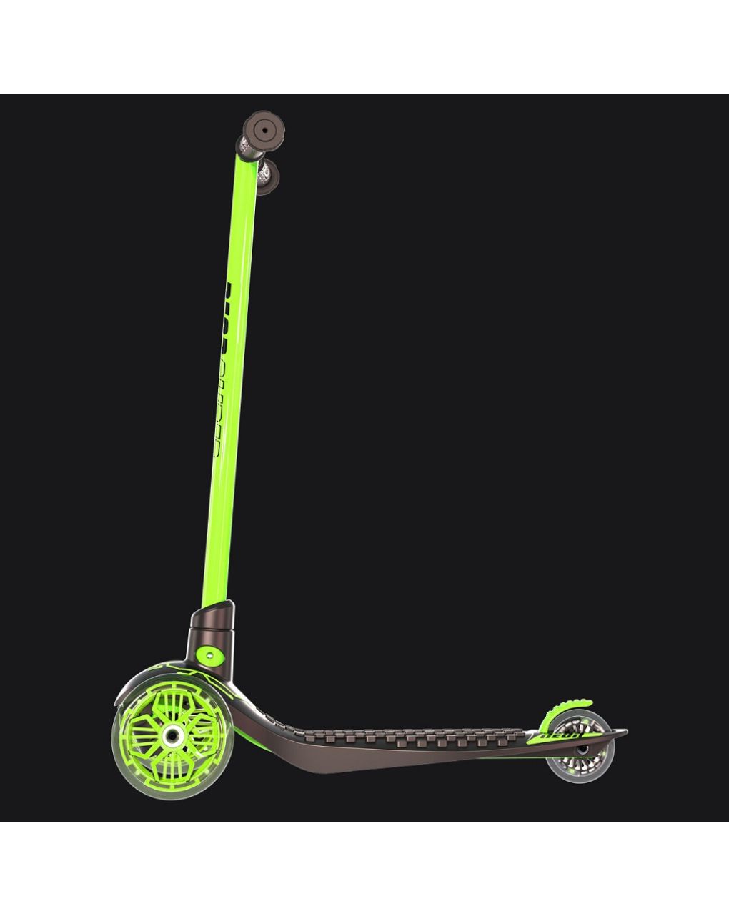 Yvolution πατίνι με 3 τροχούς neon glider led green 53.100965 - Yvolution