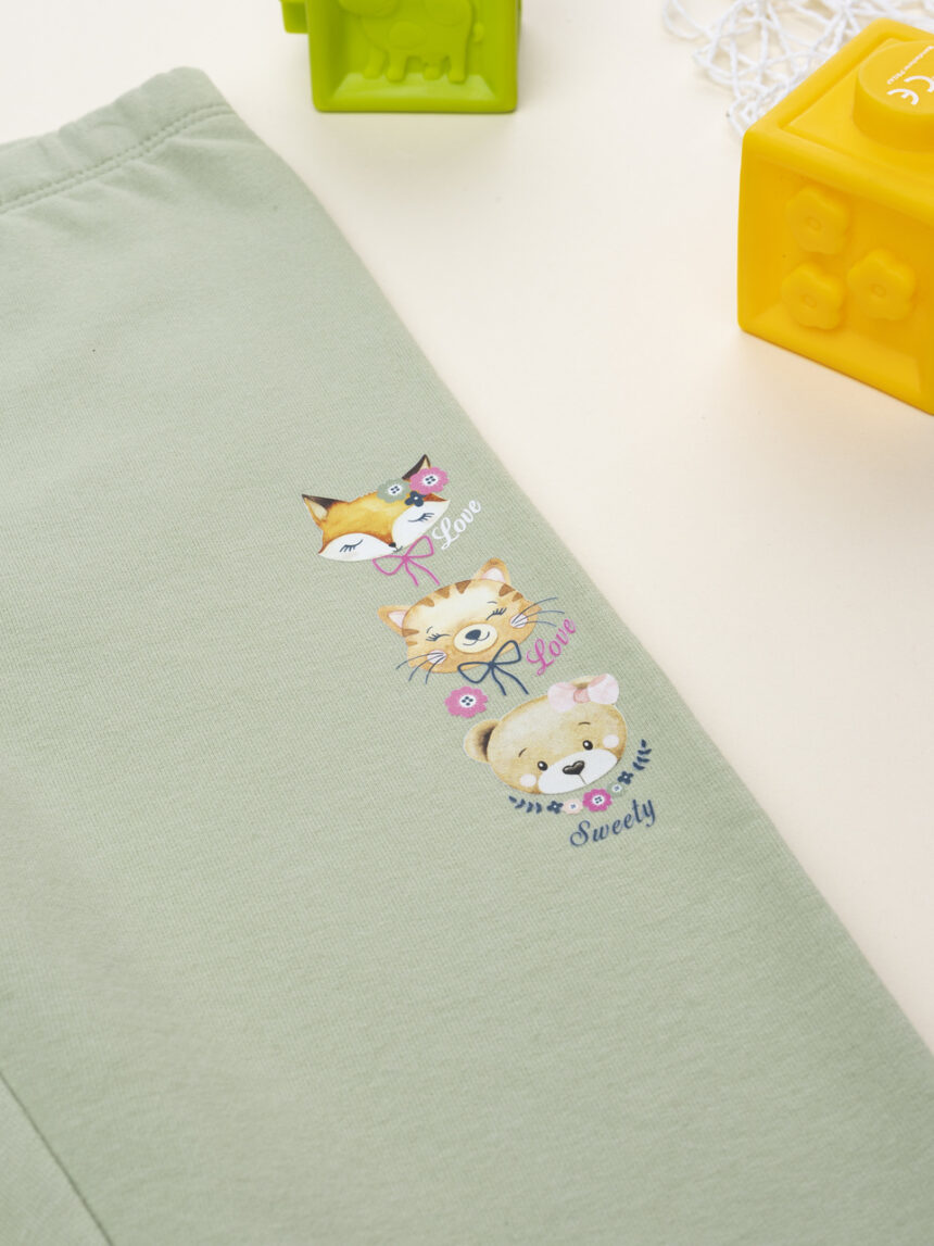 παιδικό κολάν μέντα με ζωάκια για κορίτσι - Prénatal