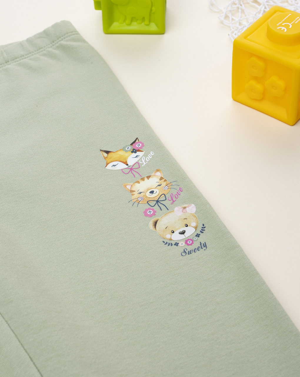 παιδικό κολάν μέντα με ζωάκια για κορίτσι - Prénatal