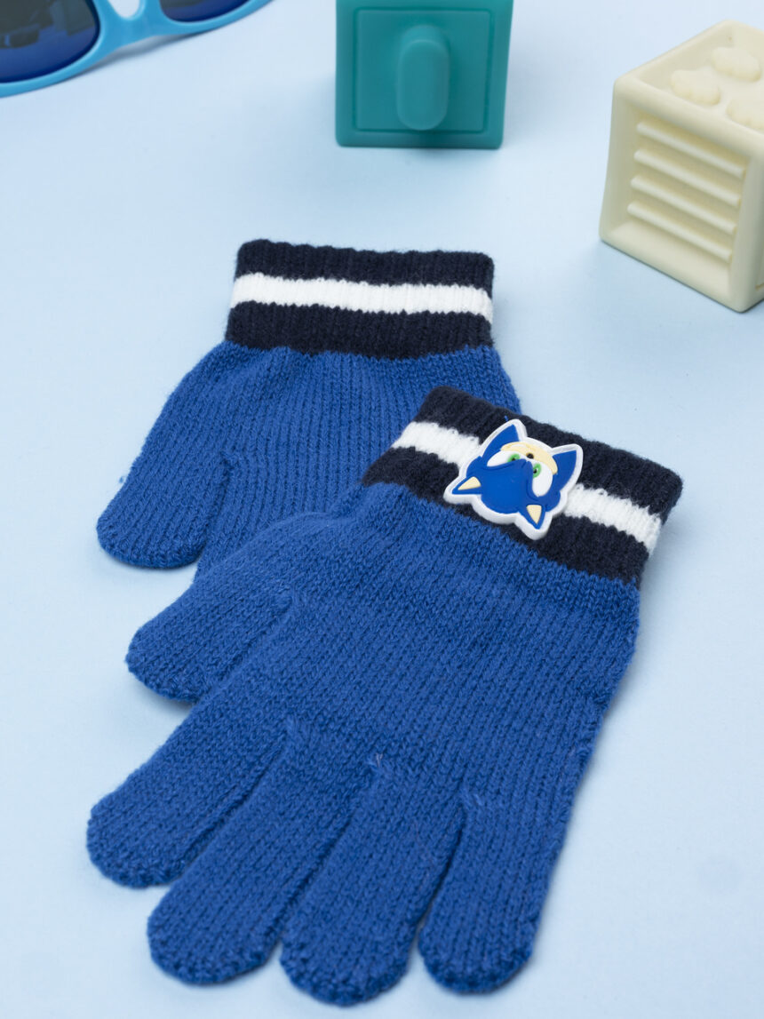 παιδικά γάντια μπλε sonic για αγόρι - Prénatal