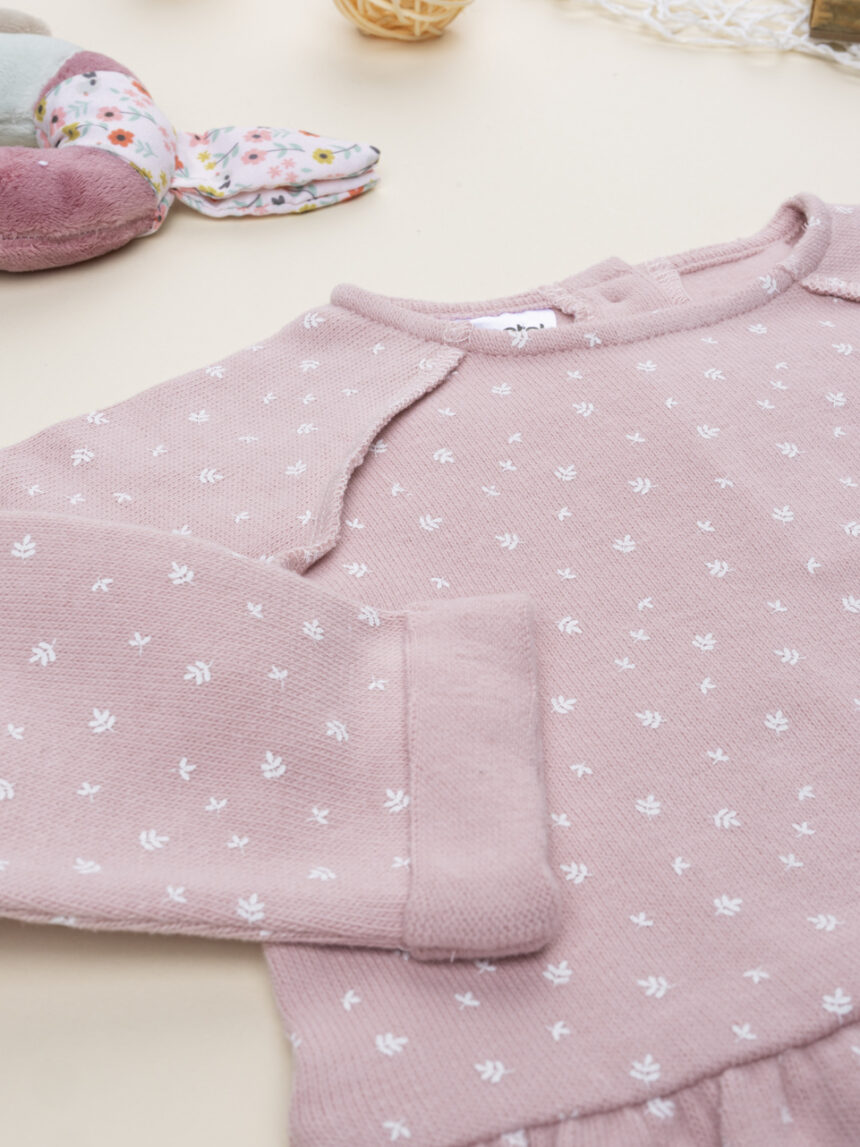 βρεφική μπλούζα ροζ με καρδούλες για κορίτσι - Prénatal