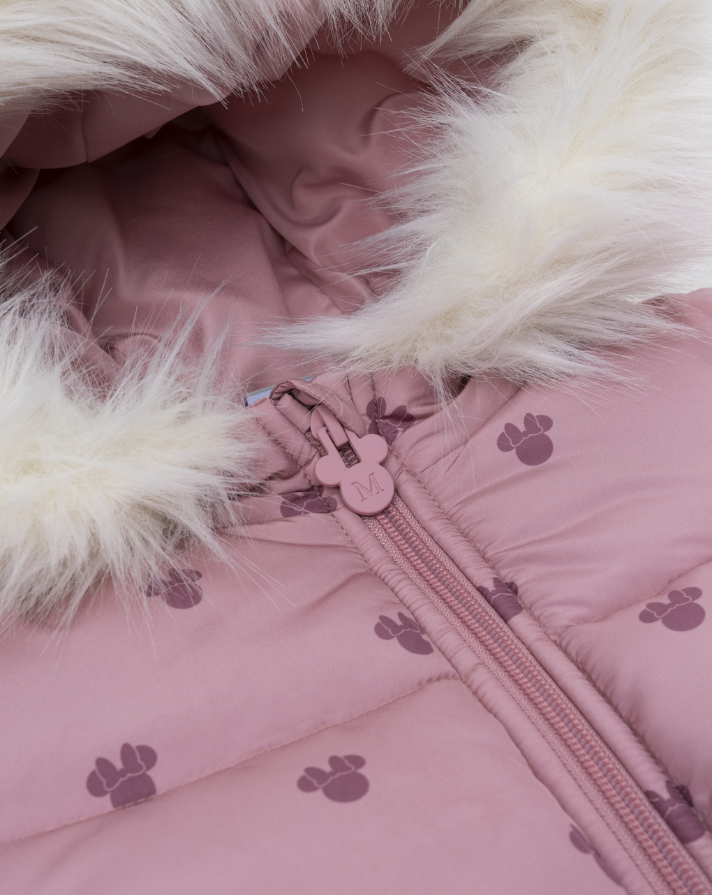 παιδικό μπουφάν puffer ροζ minnie για κορίτσι - Prénatal