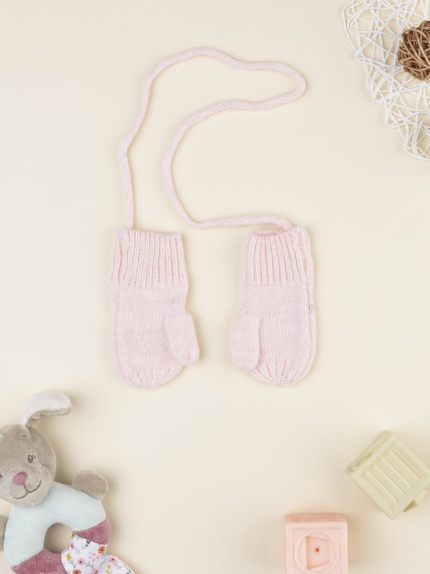 βρεφικά γαντάκια χουφτίτσες ροζ minnie για κορίτσι - Prénatal