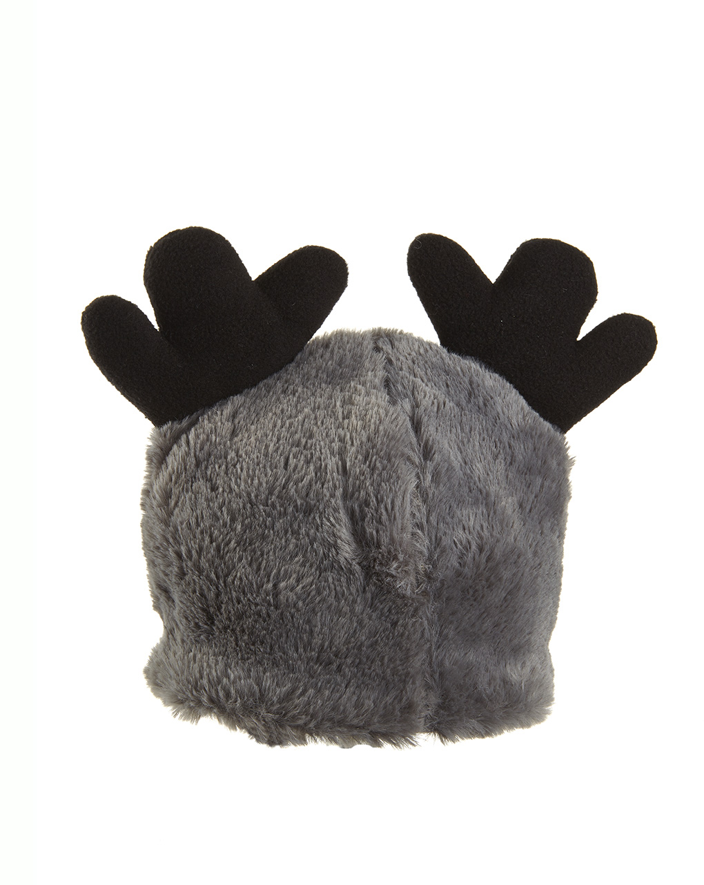βρεφικό χριστουγεννιάτικο σκουφάκι γκρι με τάρανδο unisex - Prénatal