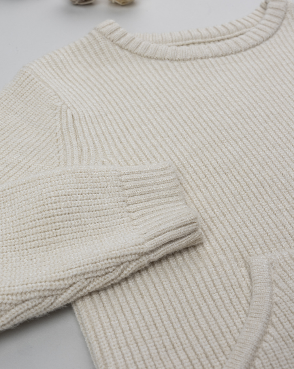 παιδική μπλούζα πλεκτή μπεζ για αγόρι - Prénatal