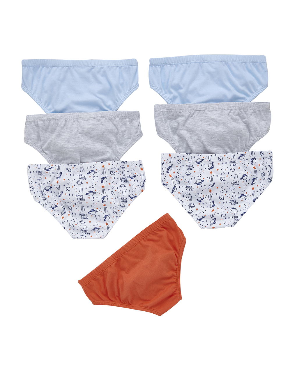 παιδικά σλιπ πακέτο x7 space για αγόρι - Prénatal