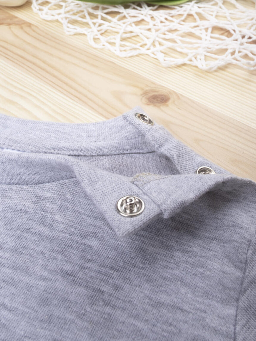 βρεφική μπλούζα γκρι για αγόρι - Prénatal