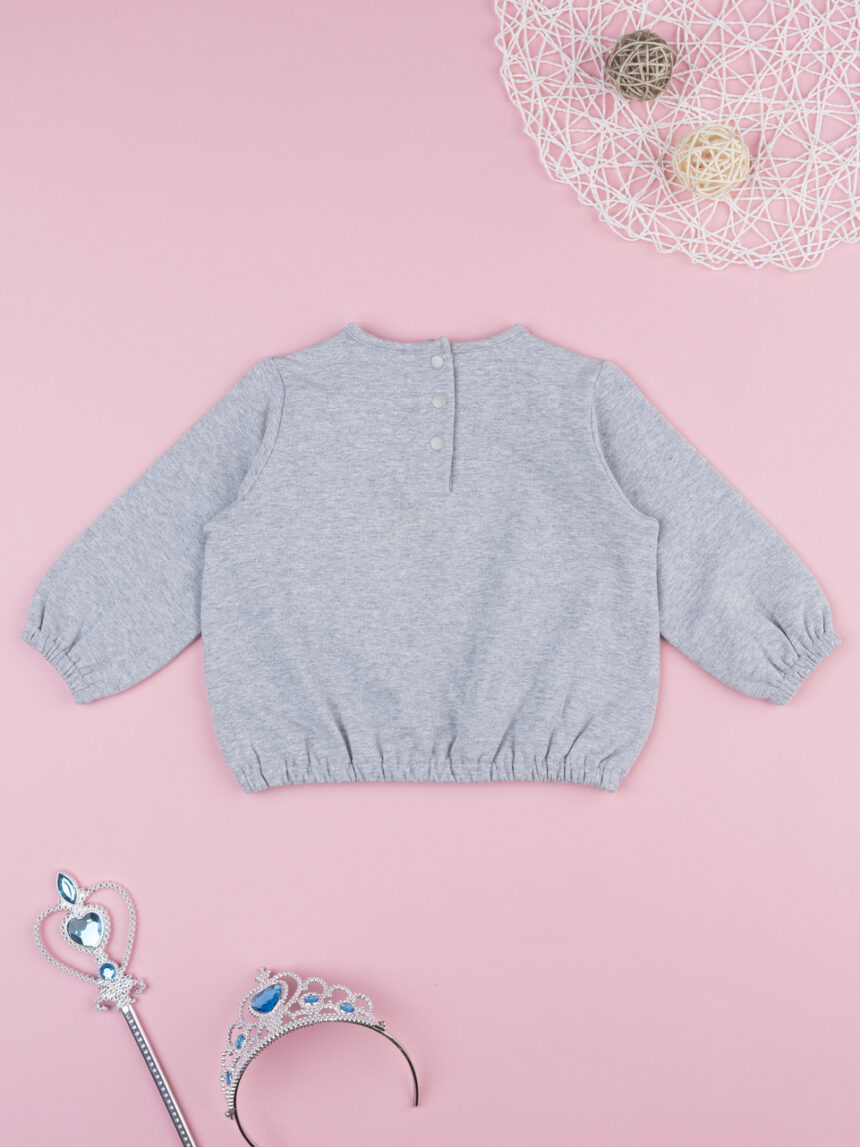 βρεφική μπλούζα φούτερ γκρι dance για κορίτσι - Prénatal