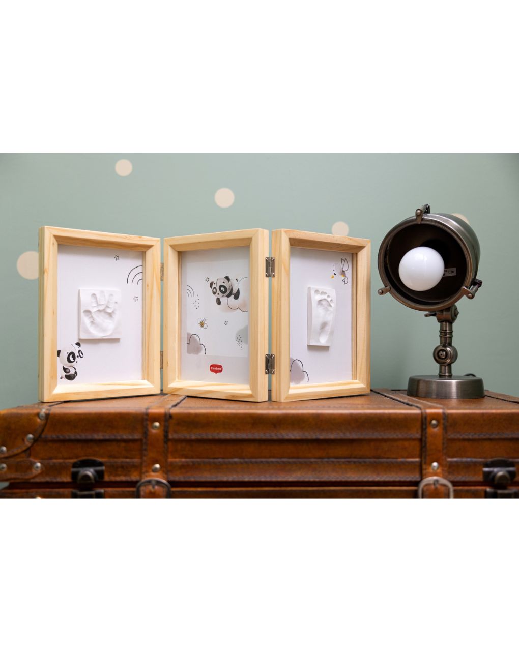 Tiny love διπλή ξύλινη κορνίζα tiny creations - Tiny Love