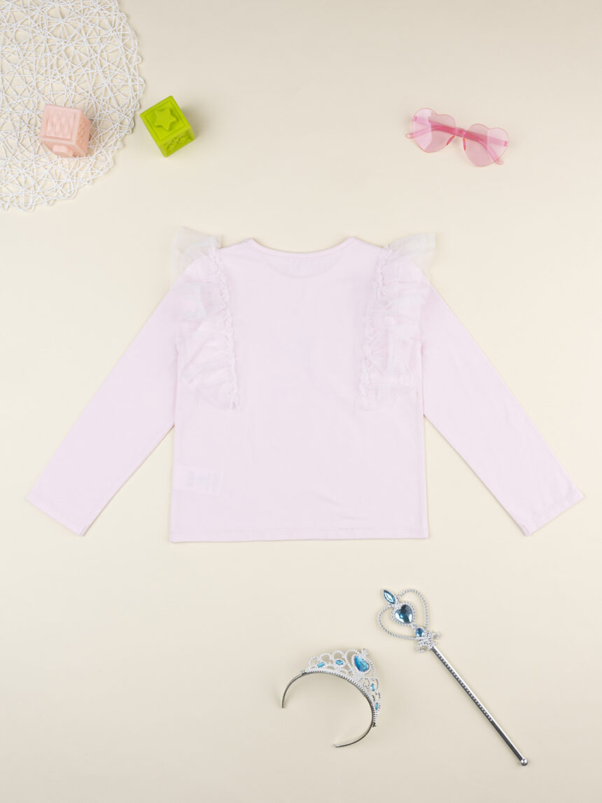 παιδική μπλούζα ροζ με μπαλερίνα για κορίτσι - Prénatal