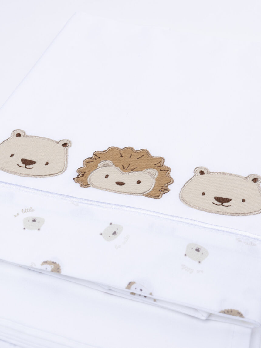 βρεφικό σετ για λίκνο/πορτ-μπεμπέ με ζωάκια για αγόρι - Prénatal