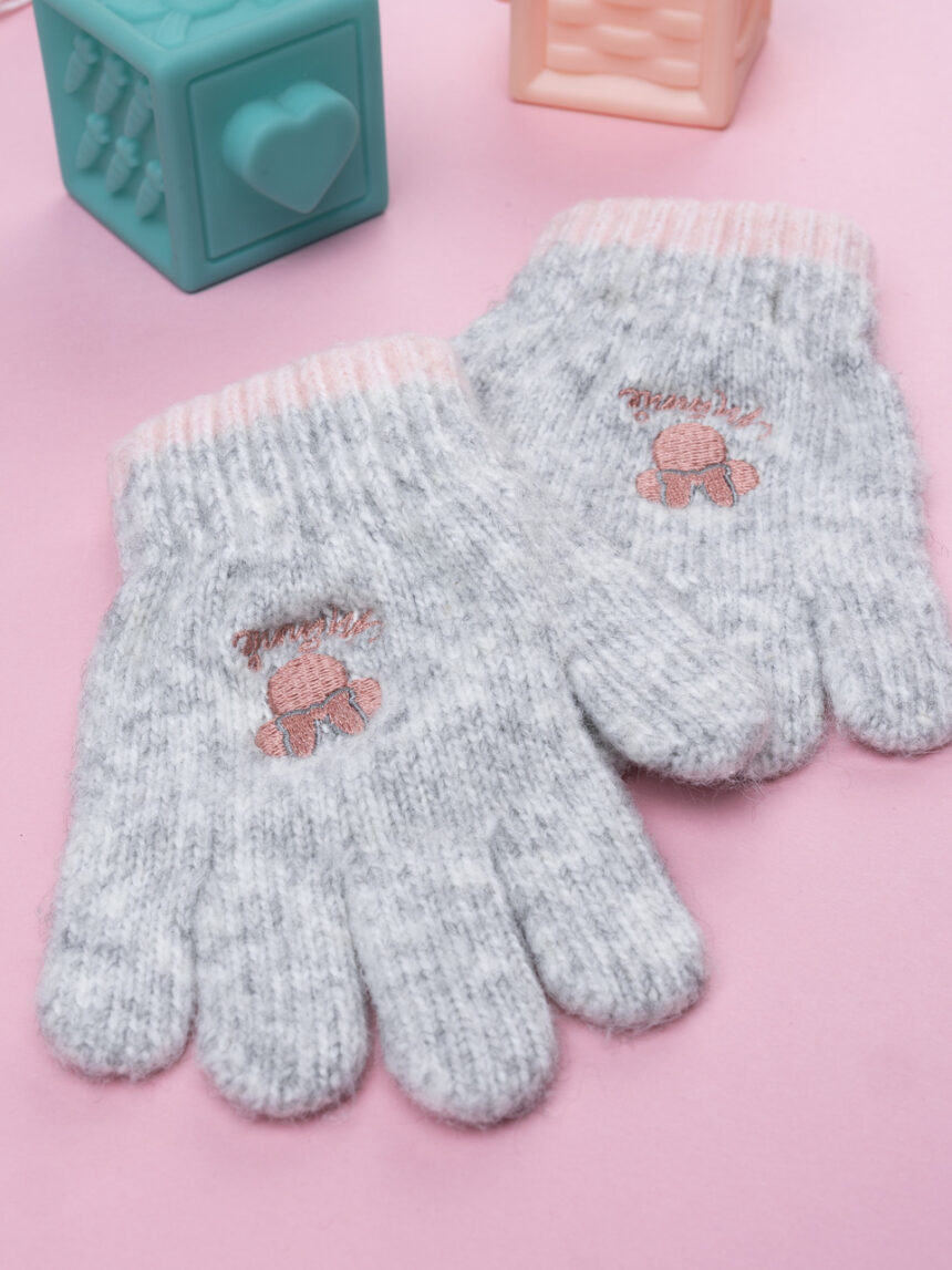 παιδικά γάντια γκρι minnie για κορίτσι - Prénatal