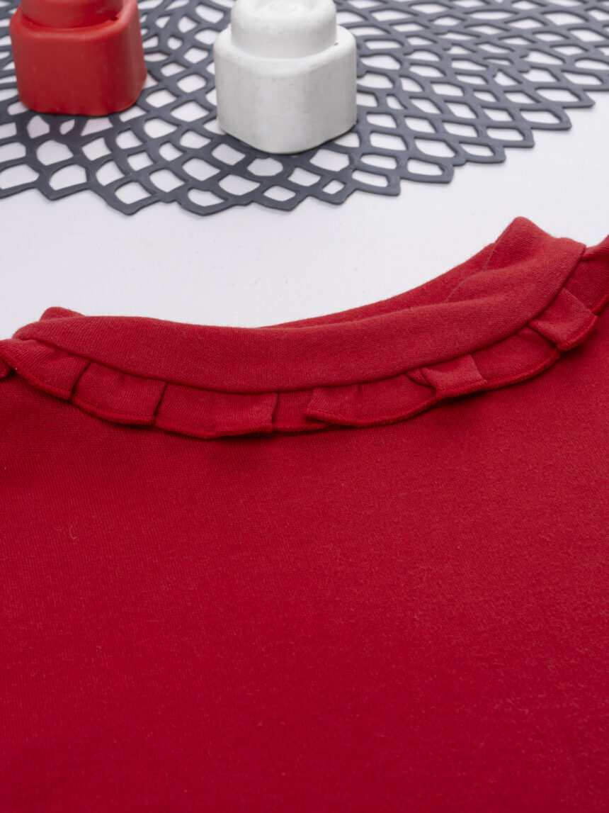 παιδική μπλούζα κόκκινη με ζιβάγκο για κορίτσι - Prénatal