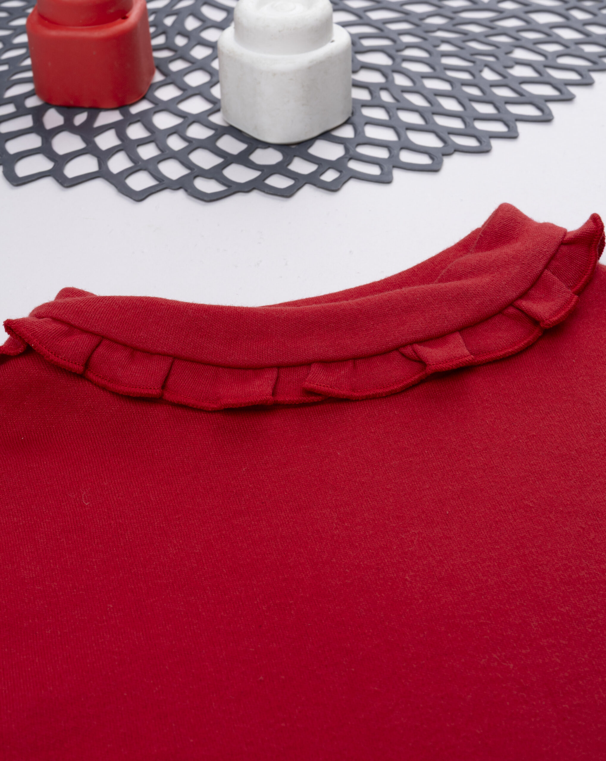 παιδική μπλούζα κόκκινη με ζιβάγκο για κορίτσι - Prénatal