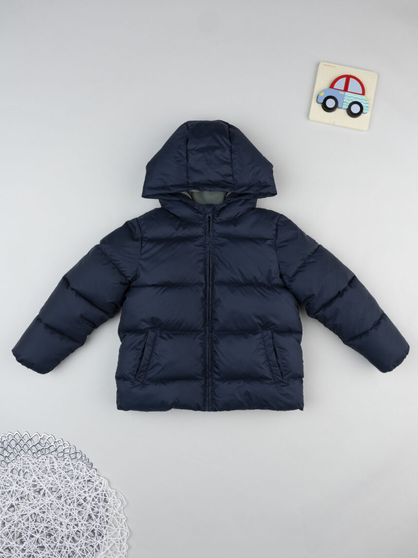 παιδικό μπουφάν puffer μπλε για αγόρι - Prénatal