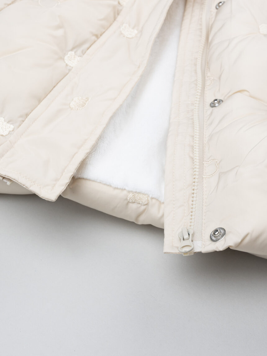 βρεφικό μπουφάν μπεζ με αρκουδάκια για κορίτσι - Prénatal