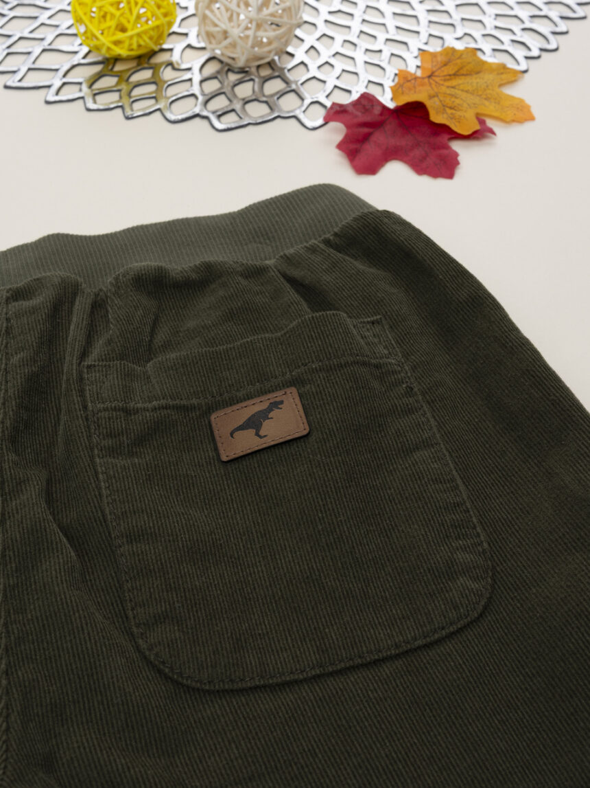 παιδικό παντελόνι χακί dino για αγόρι - Prénatal