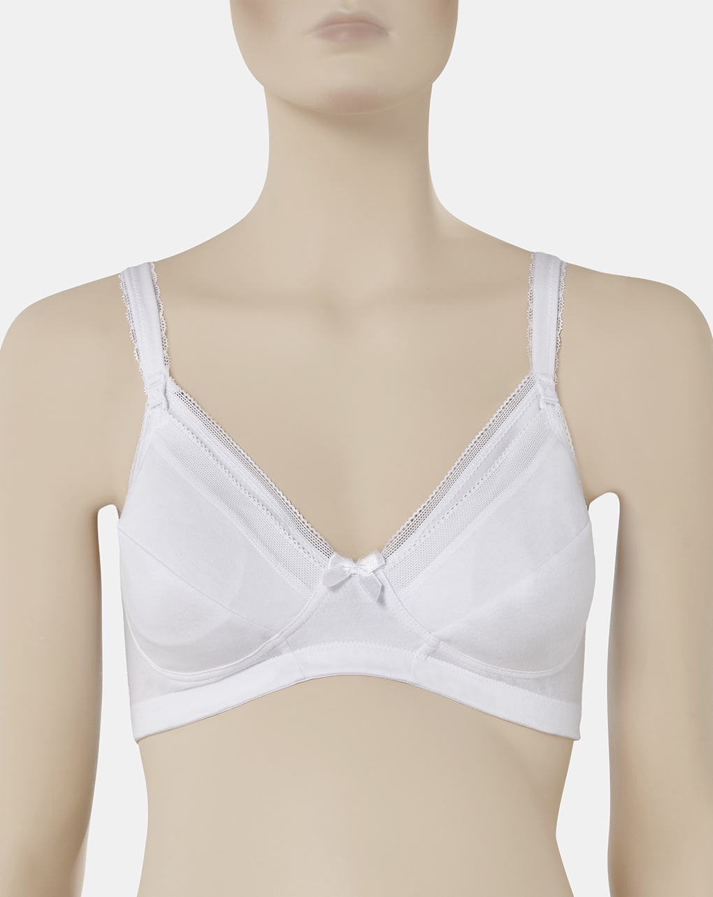 γυναικείο σουτιέν θηλασμού από βαμβακολίκρα λευκό cup d