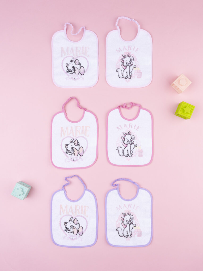 βρεφικές σαλιάρες πακέτο x6 marie για κορίτσι - Prénatal