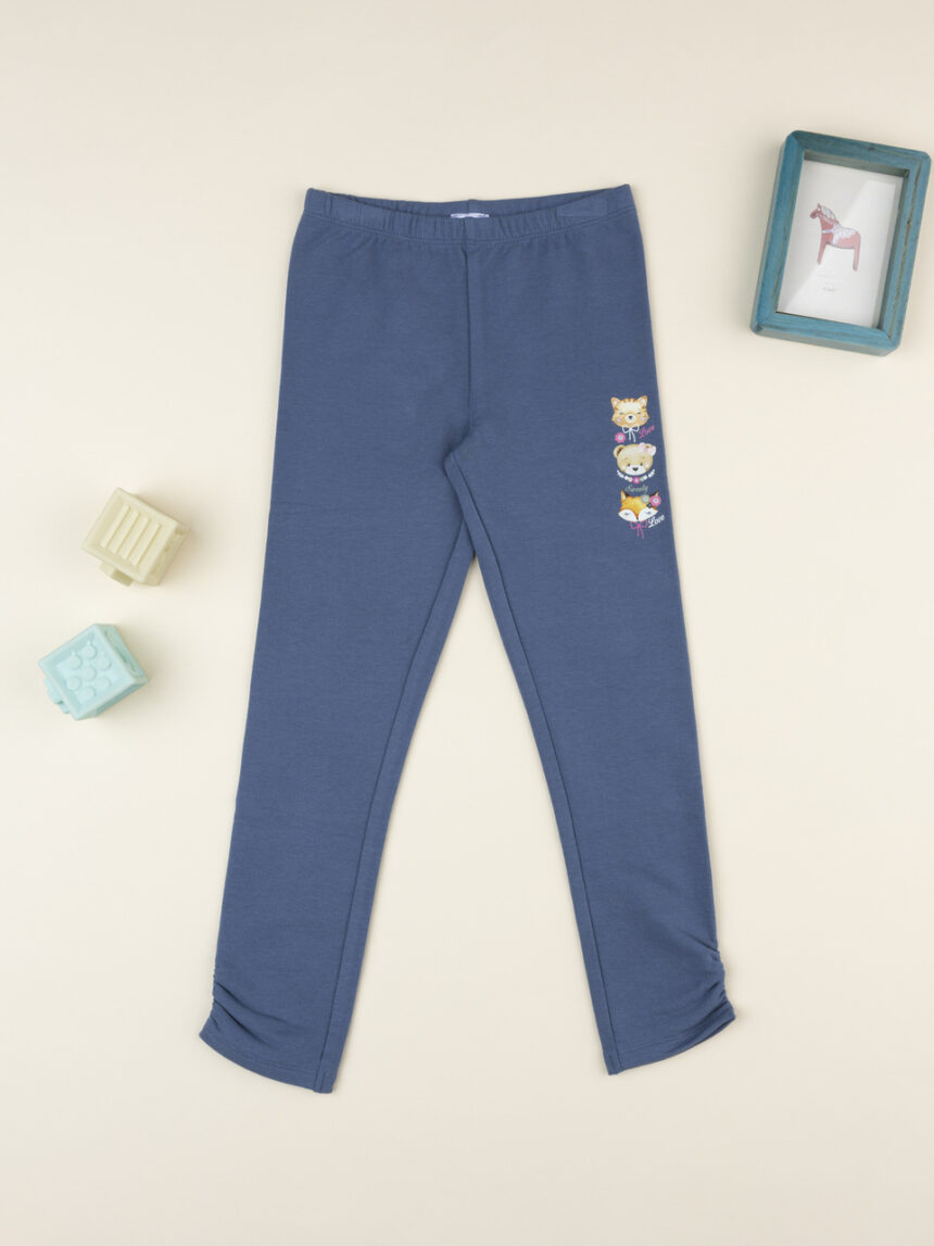 παιδικό κολάν μπλε με ζωάκια για κορίτσι - Prénatal