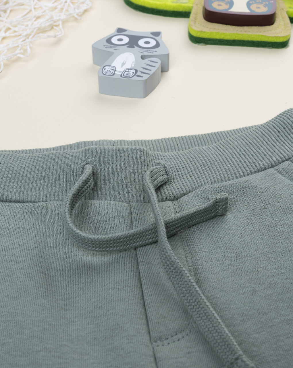 παιδικό παντελόνι φούτερ λαδί dinos για αγόρι - Prénatal