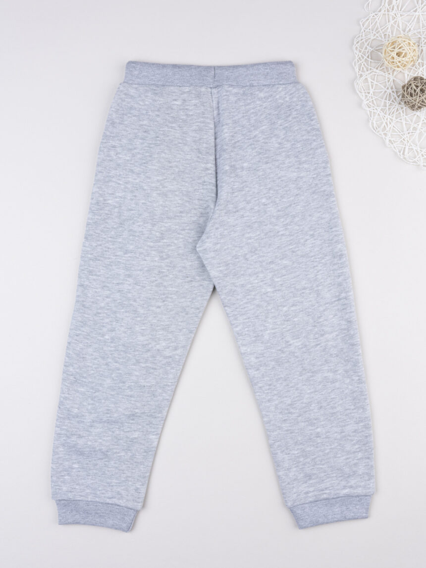 παιδικό παντελόνι φούτερ γκρι dinos για αγόρι - Prénatal