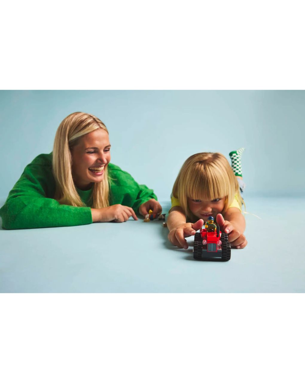 Lego city red farm tractor with trailer & sheep 60461 - Lego