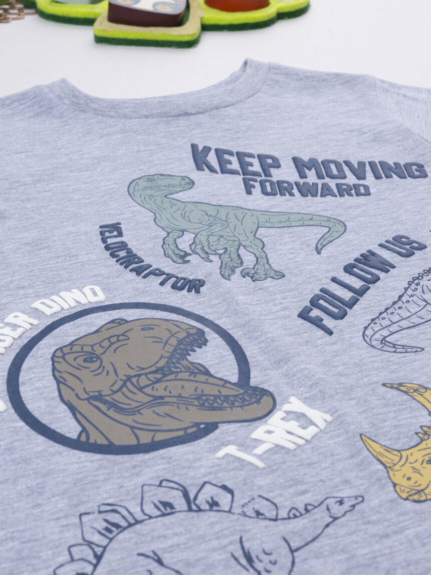 παιδική μπλούζα γκρι dinos για αγόρι - Prénatal