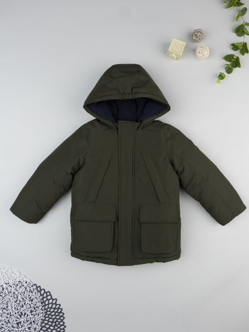 παιδικό μπουφάν χακί για αγόρι - Prénatal