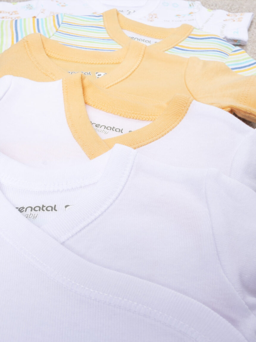 βρεφικά κορμάκια πακέτο x5 με ζωάκια για αγόρι - Prénatal