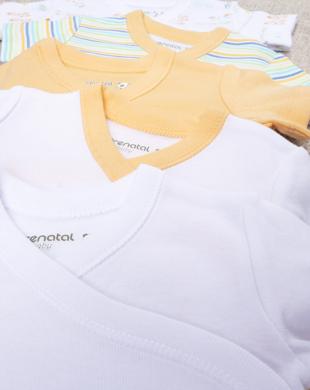 βρεφικά κορμάκια πακέτο x5 με ζωάκια για αγόρι - Prénatal