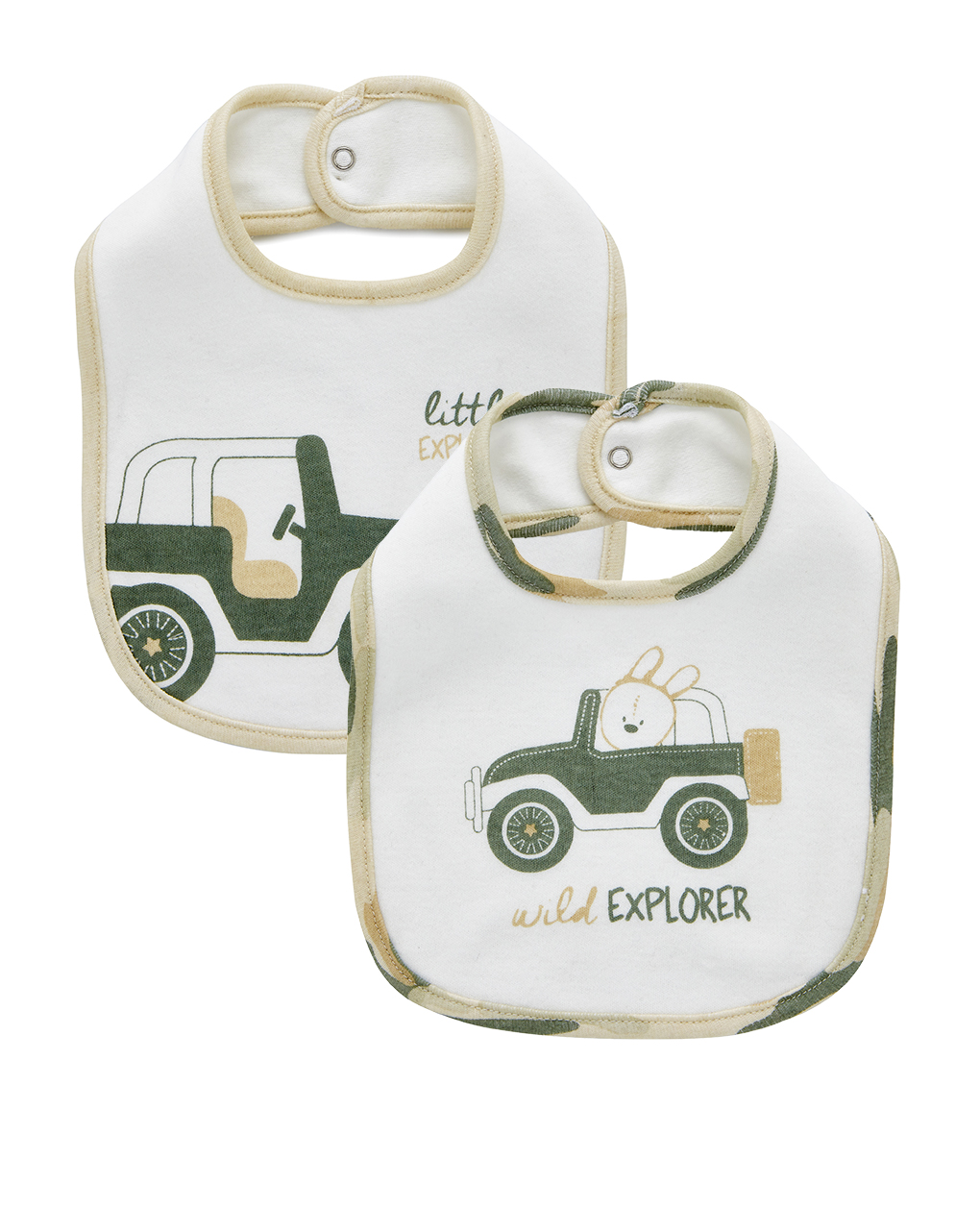 βρεφικές σαλιάρες πακέτο x2 explorer για αγόρι