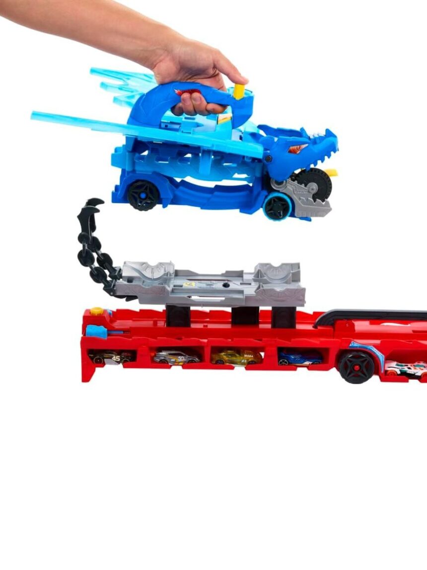 Hot wheels απόλυτη νταλίκα με διπλό δράκο jbm72 - Hot wheels