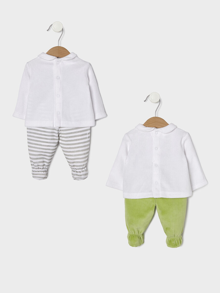 βρεφικά σετ σενίλ πακέτο x2 με ζωάκια unisex - Prénatal