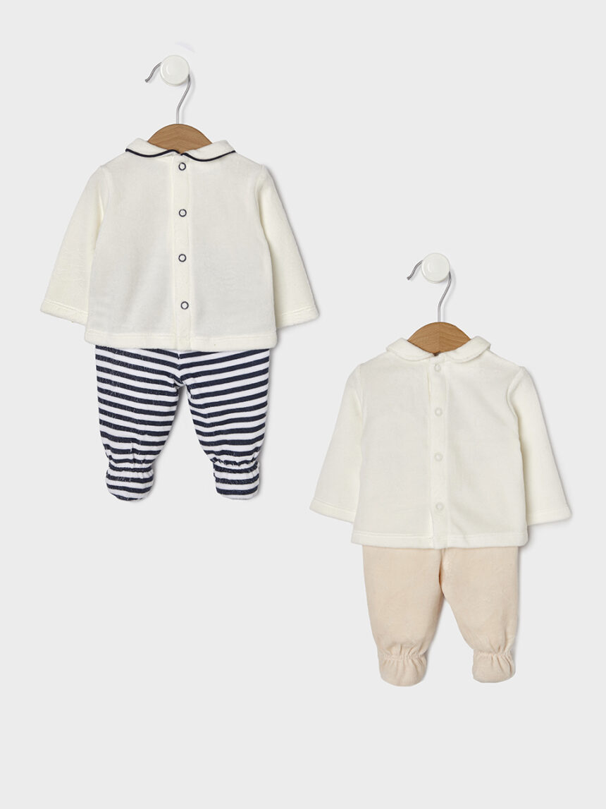 βρεφικά σετ σενίλ πακέτο x2 με ζωάκια unisex - Prénatal