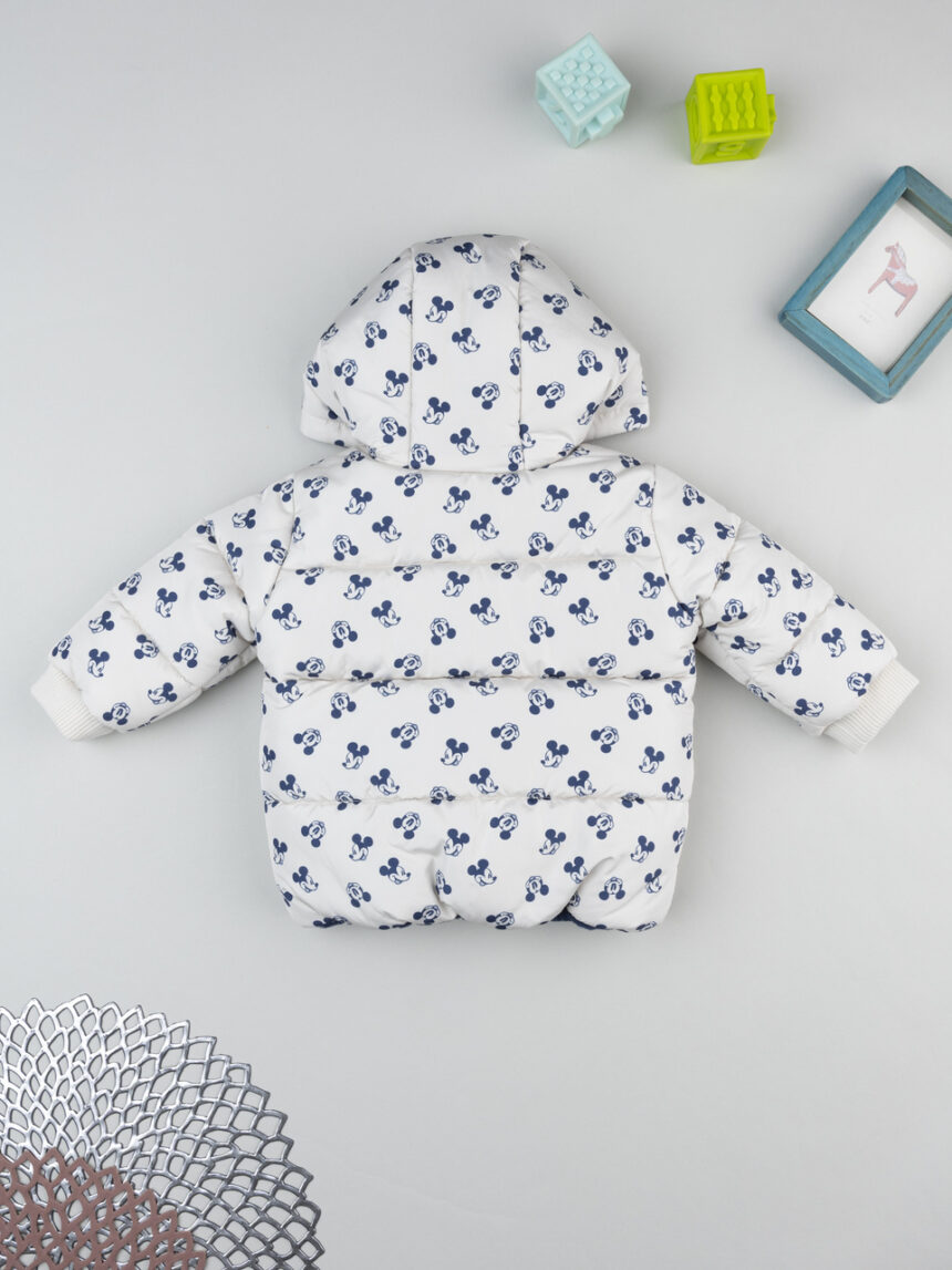 βρεφικό μπουφάν puffer λευκό mickey για αγόρι - Prénatal