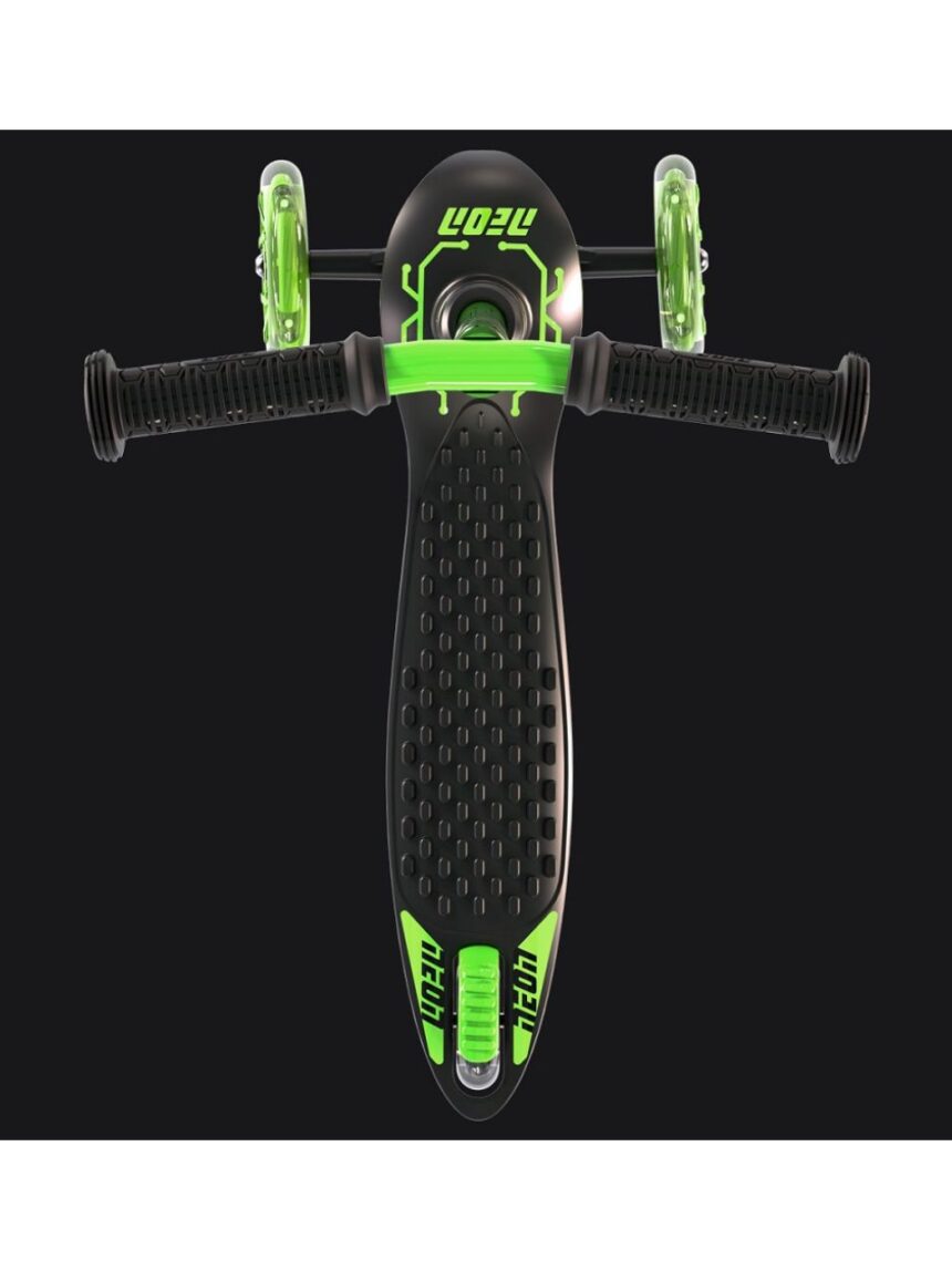 Yvolution πατίνι με 3 τροχούς neon glider led green 53.100965 - Yvolution