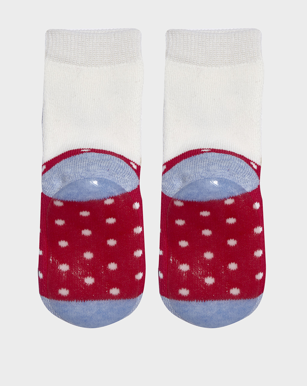 βρεφικές χριστουγεννιάτικες αντιολισθητικές κάλτσες με αρκουδάκι για κορίτσι - Prénatal