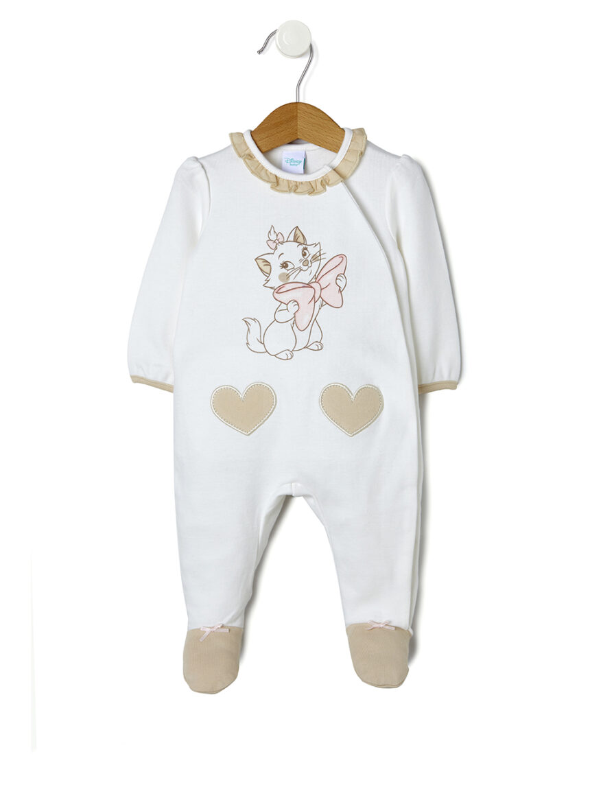 βρεφικό φορμάκι λευκό marie για κορίτσι - Prénatal